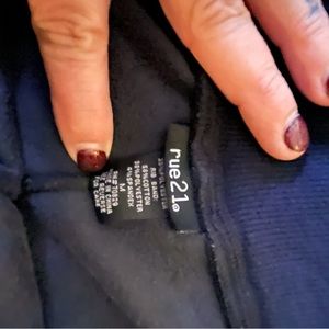 Black Rue 21 size medium velvet pants